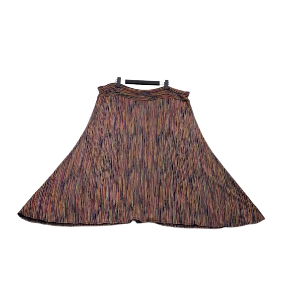 Coldwater Creek Dresses & Skirts - Coldwater Creek Colorful Strips A-Line Skirt Size XL